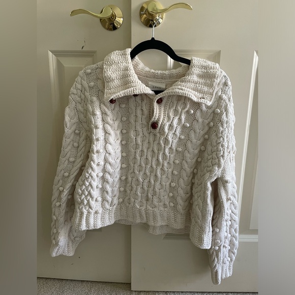 DOEN NUAGE SWEATER -- IVORY - Picture 2 of 5